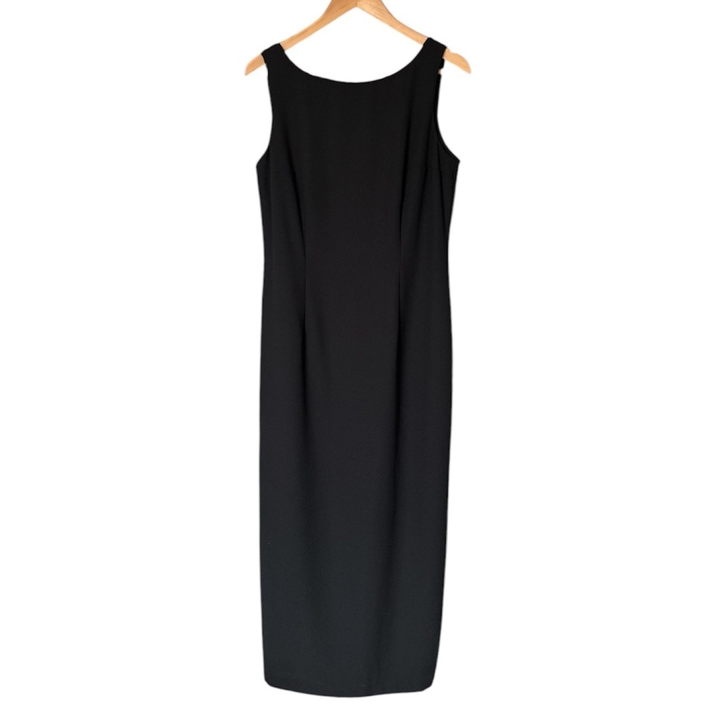 Joseph Ribkoff Elegant Black Sleeveless Midi Dress